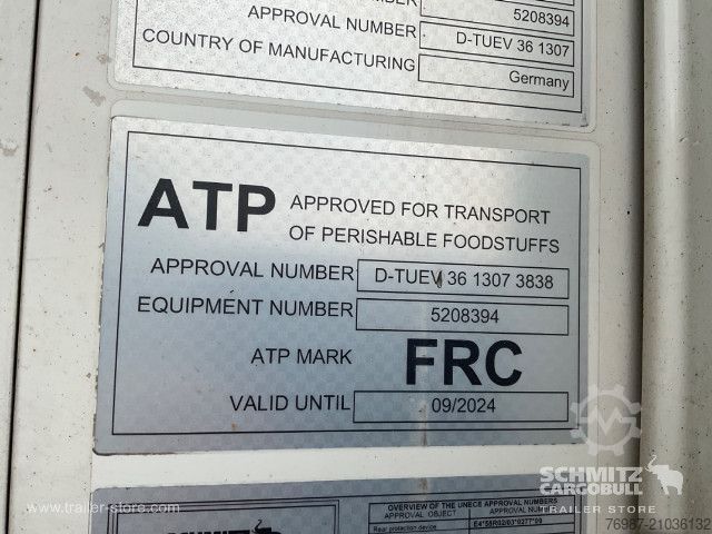 Reefer semitrailer Schmitz Cargobull Tiefkühler Standard Doppelstock