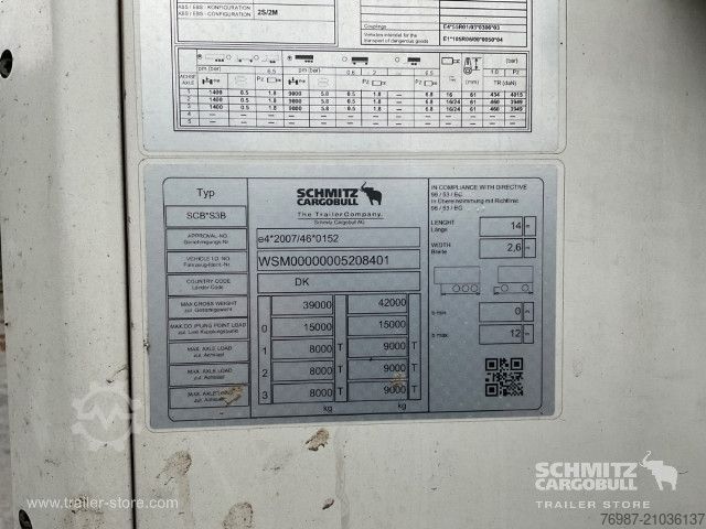 Reefer semitrailer Schmitz Cargobull Tiefkühler Standard Doppelstock