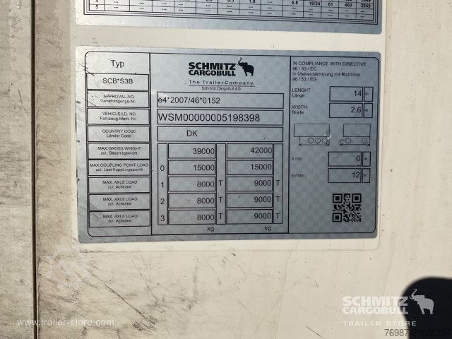 Reefer semitrailer Schmitz Cargobull Tiefkühler Standard Doppelstock