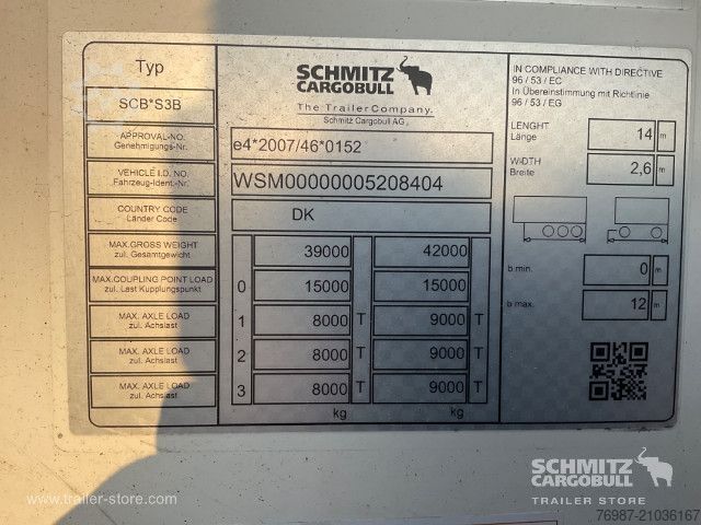 Reefer semitrailer Schmitz Cargobull Tiefkühler Standard Doppelstock