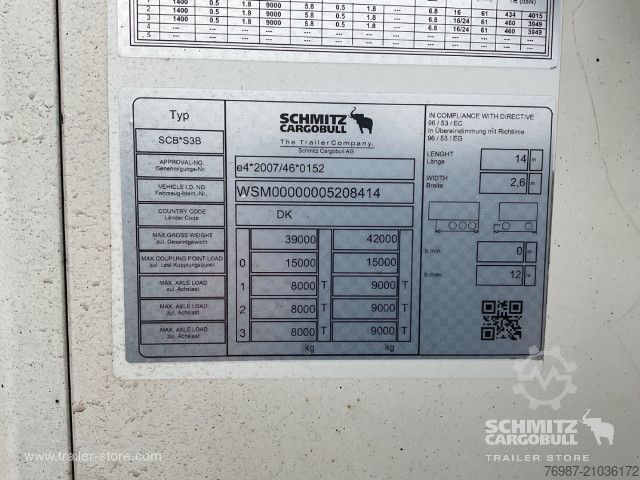 Reefer semitrailer Schmitz Cargobull Tiefkühler Standard Doppelstock
