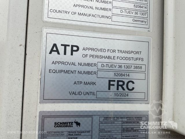 Reefer semitrailer Schmitz Cargobull Tiefkühler Standard Doppelstock