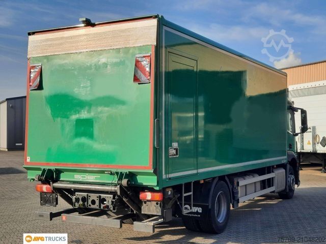 LKW mit Kofferaufbau MERCEDES-BENZ 1827 L ACTROS Koffer 7,35 m mit Tür + LBW 2t