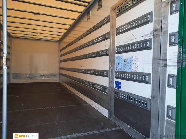 LKW mit Kofferaufbau MERCEDES-BENZ 1827 L ACTROS Koffer 7,35 m mit Tür + LBW 2t