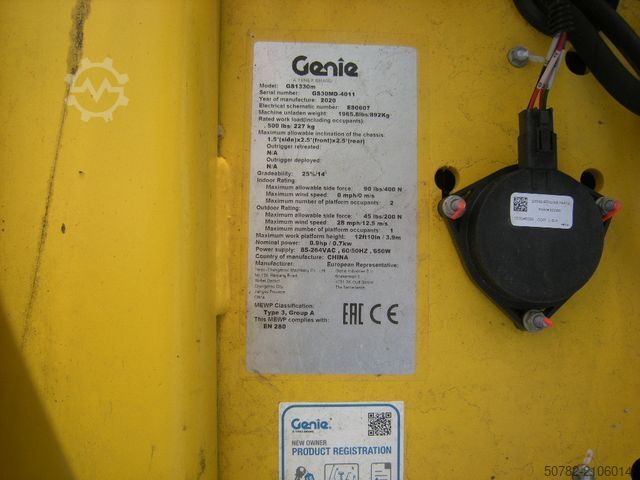 Arbeitsbühne GENIE GS 1330, Genie mit neuen Batterien, 5,9 m
