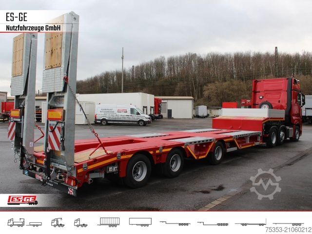 Tieflader-Sattelauflieger FAYMONVILLE MAX Trailer MAX100 Semi-Tieflader Radmulden