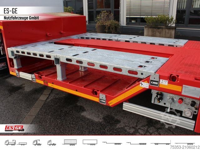 Tieflader-Sattelauflieger FAYMONVILLE MAX Trailer MAX100 Semi-Tieflader Radmulden