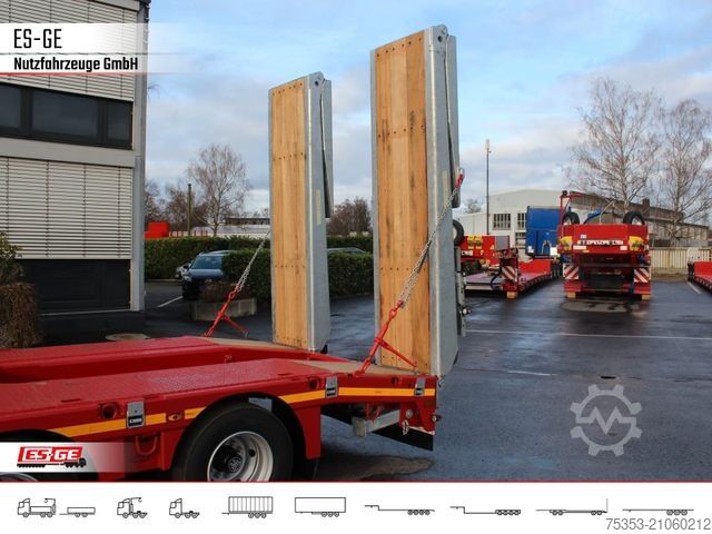 Tieflader-Sattelauflieger FAYMONVILLE MAX Trailer MAX100 Semi-Tieflader Radmulden