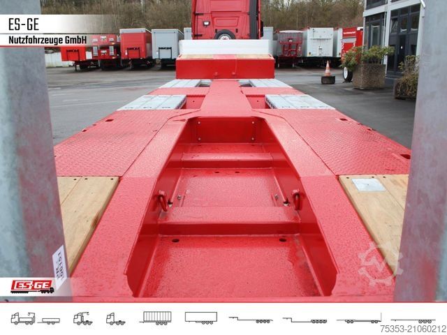 Tieflader-Sattelauflieger FAYMONVILLE MAX Trailer MAX100 Semi-Tieflader Radmulden