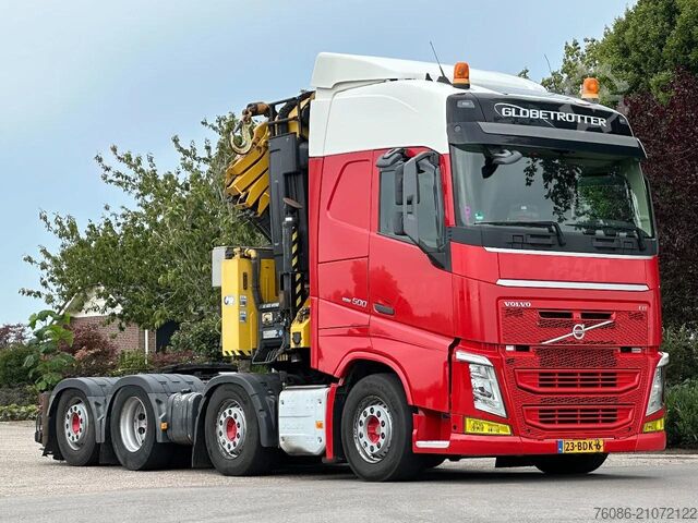 Standard tractor Volvo FH 500 !TRACTOR!!!CRANE/GRUE/HIAB 85TM!!TOP!EURO6