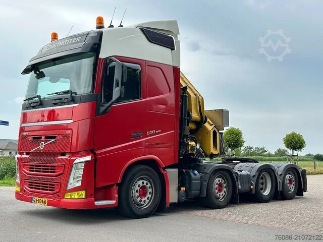 Standard tractor Volvo FH 500 !TRACTOR!!!CRANE/GRUE/HIAB 85TM!!TOP!EURO6