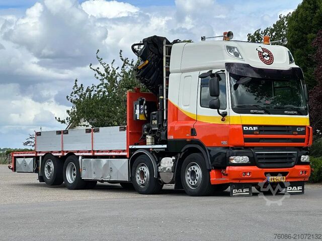 Kranwagen DAF CF 85 /410 !!8X2!!HIAB 47TM!!FLY-JIB!EURO5!!