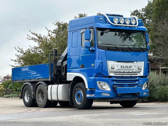 Kranwagen DAF XF 460 6x4!! HIAB 24TM CRANE/KRAN/TREKKER/BAKWA...
