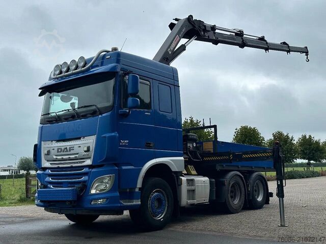 Kranwagen DAF XF 460 6x4!! HIAB 24TM CRANE/KRAN/TREKKER/BAKWA...