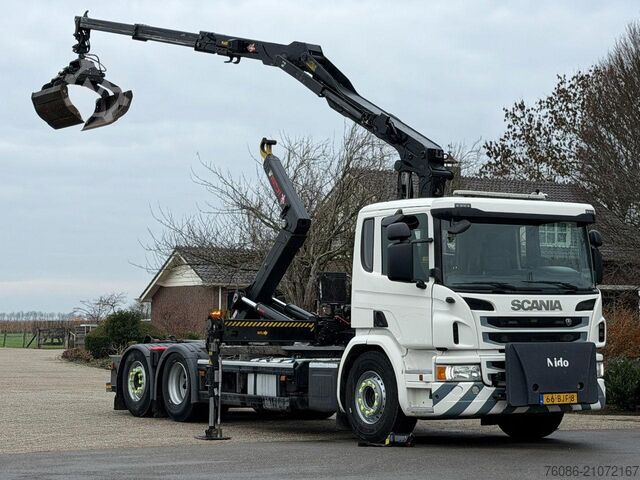 Hakenarmsystem Scania P320 Z-KRAAN/RADIO REMOTE!!HAAK!!TOP 2017!!EURO...