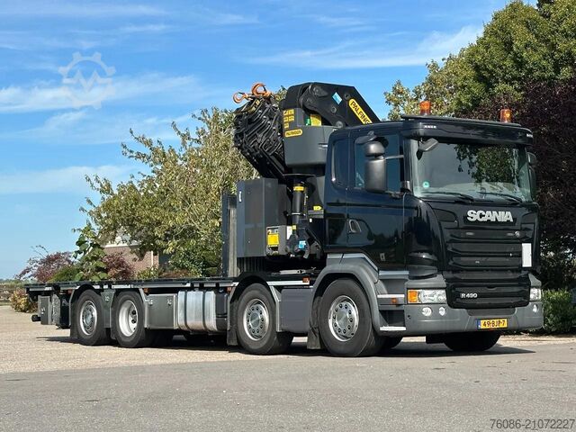 Kranwagen Scania R490 PALFINGER 92TM!! 2017!!ONLY 66TKM!!!NEW!!