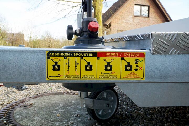 Absenkanhänger Vezeko HUSKY SMART FB 15.30 302X172X10CM 1500KG ABSENKER