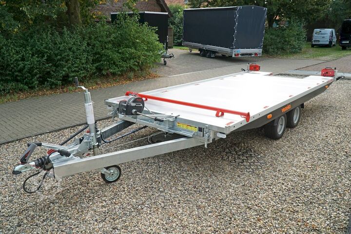 Autotransporter Vezeko IMOLA 30.43 RACE MASTER | HANDSEILWINDE 502X209CM 3000KG AUTOTRAILER