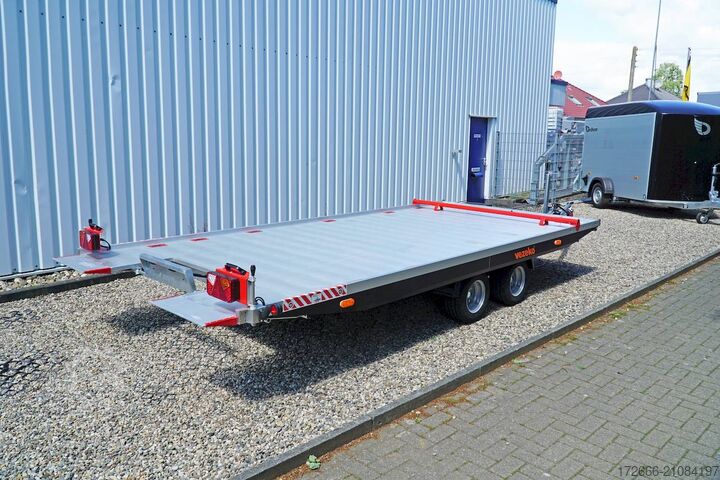 Autotransporter Vezeko IMOLA 30.43 RACE MASTER | HANDSEILWINDE 502X209CM 3000KG AUTOTRAILER