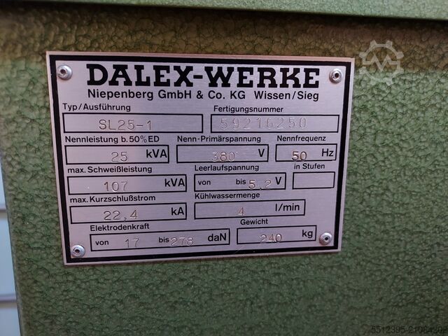 Punktschweißmaschine DALEX SL 25-1