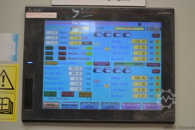 Glasschleifmaschine Schiatti BFP 12