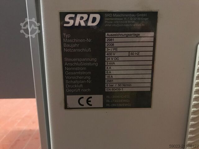 Etikettierautomat/Auszeichnungsanlage SRD Stano-/Alone-Line Valentin SPE 106/12