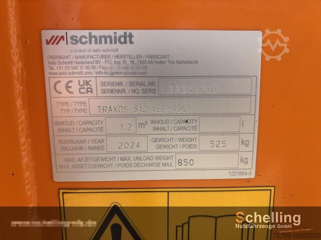 Agricultural machine SCHMIDT Aebi Traxos S12