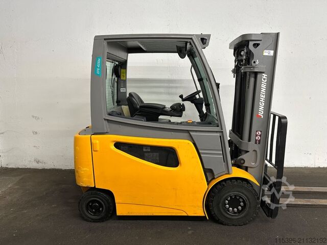 Elektro 4 Rad-Stapler Jungheinrich EFG 425ks - TRIPLEX 4,4 m - CONTAINERVERSION !!!