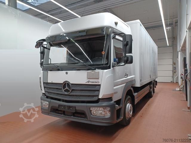 LKW mit Kofferaufbau MERCEDES-BENZ 1224 L LBW 1.5t Retarder 1 Bett Heizung Klima
