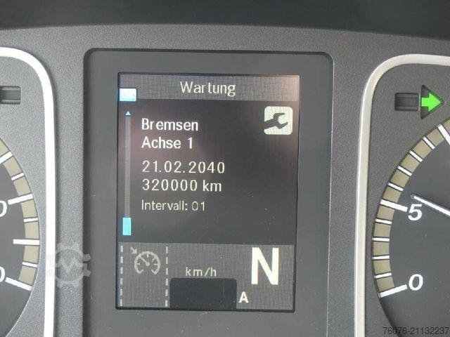 LKW mit Kofferaufbau MERCEDES-BENZ 1224 L LBW 1.5t Retarder 1 Bett Heizung Klima