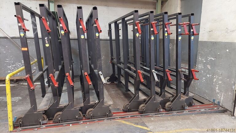 Verschiebe-Tafelregal+10 Materialständer HEGLA KPL 32 M-BL