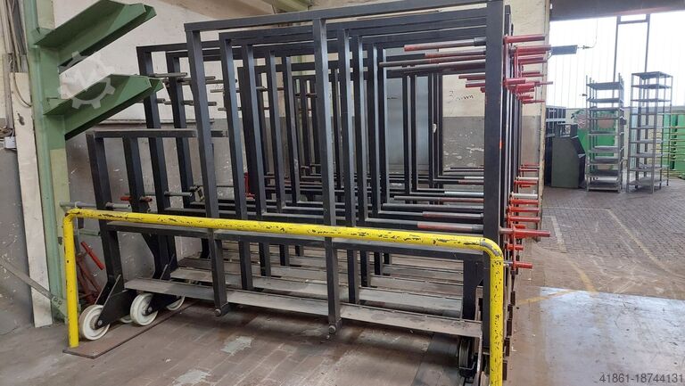 Verschiebe-Tafelregal+10 Materialständer HEGLA KPL 32 M-BL