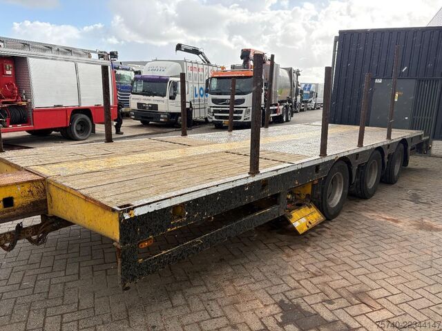 Semi low loader Broshuis PALFINGER 17502 5x + EXTENTABLE 3M + 3x AXLE ST...