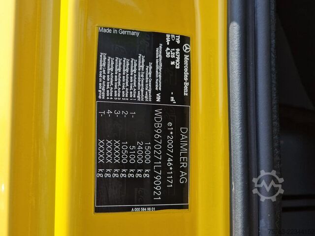 Suitcase Mercedes-Benz Atego 1223 4x2 Box with sidedoors - Loadlift - ...