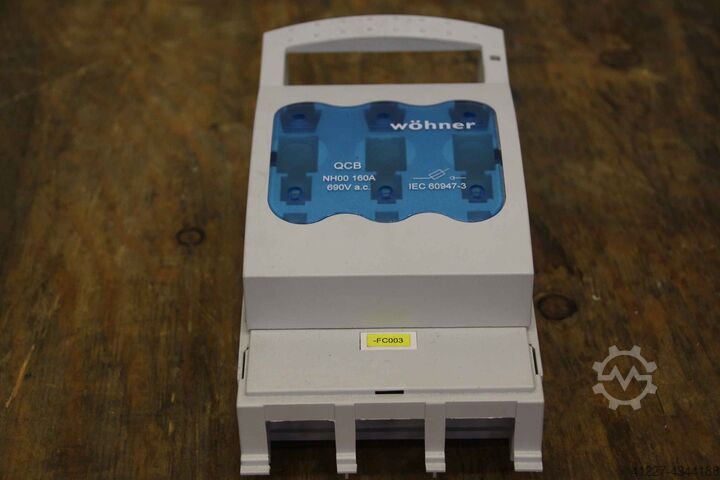 Switch disconnectors wöhner QCB NH00 160A