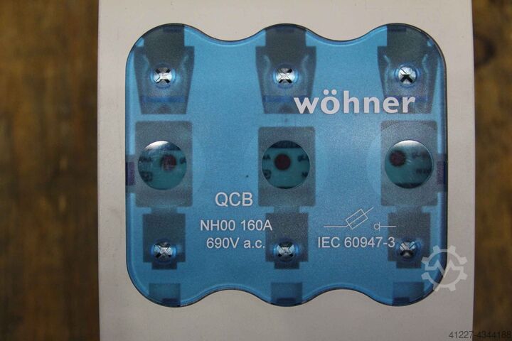 Switch disconnectors wöhner QCB NH00 160A