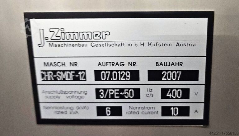 Laboratory foam dosing station Zimmer Austria CHR-SMDF-12