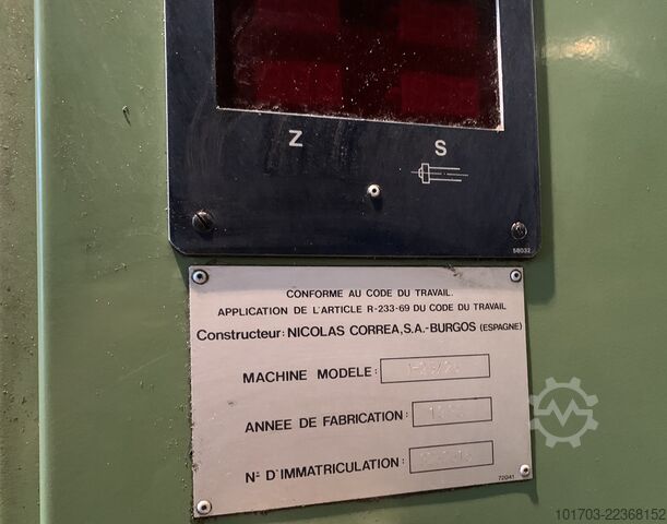 Fixed Bed Milling Machine Correa A 25/25