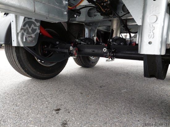 Three-way tipper trailer HUMBAUR HTK195024 TANDEM 3-SEITENKIPPER VERZINKT, SAF-ACHSEN,