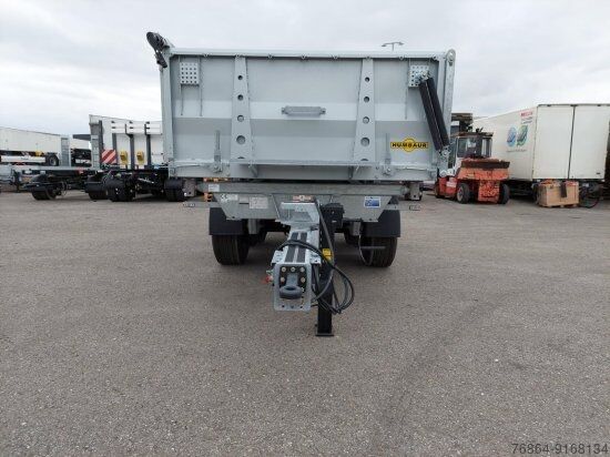 Three-way tipper trailer HUMBAUR HTK195024 TANDEM 3-SEITENKIPPER VERZINKT, SAF-ACHSEN, ROLLPLANE,