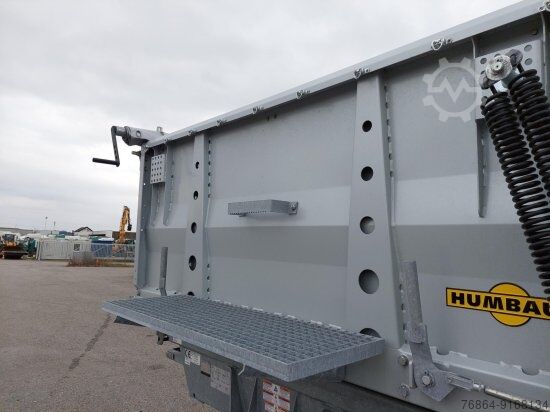 Three-way tipper trailer HUMBAUR HTK195024 TANDEM 3-SEITENKIPPER VERZINKT, SAF-ACHSEN, ROLLPLANE,
