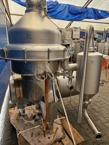 Centrifuge used as a whey de-foamer Alfa Laval