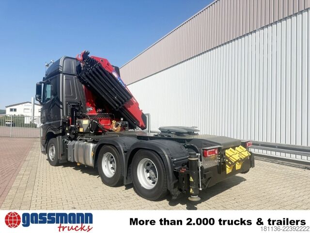 Standard tractor unit Mercedes-Benz Arocs 2653 6x4, Kran HMF 4020, Funk, Retarder