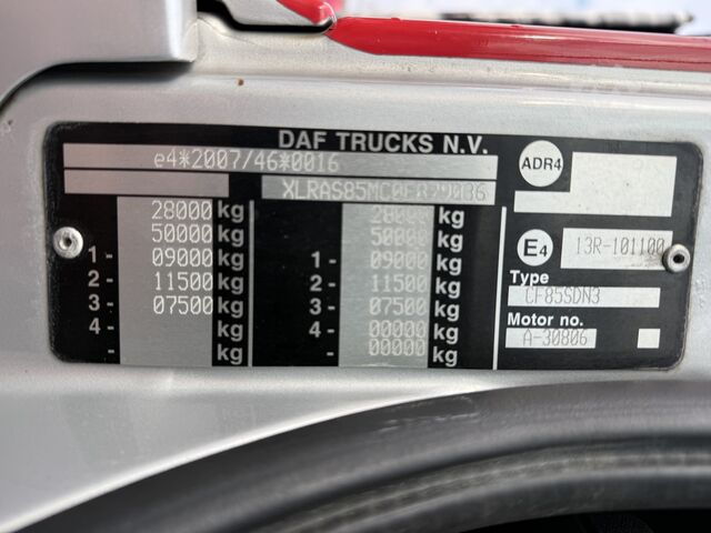 LKW mit Pritsche (offen) Daf CF85 360 6X2*4 Kran HMF 1075