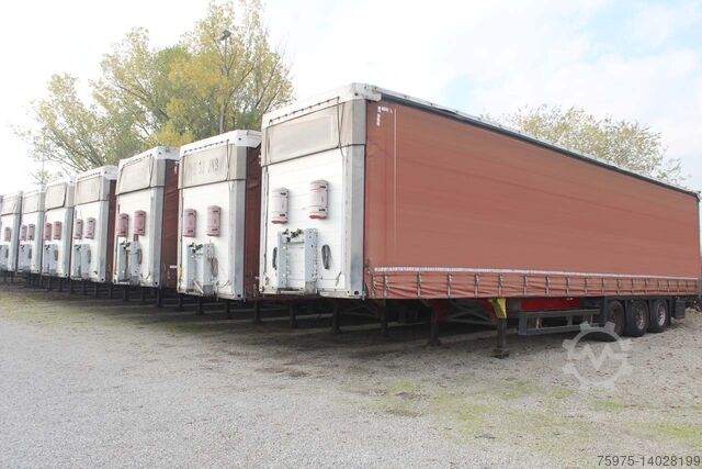 Flatbed + tarpaulin Schmitz Cargobull semirimorchi centinati schmitz varios coils usati