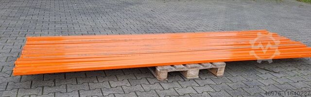 Steel Tube Profile Tube Steel Rechteckrohr Stahlträger / 3.660 mm / Abm. 50 x 30 mm / MS: 1,50 mm / orange