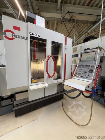 Hermle C600U with 4th axis CNC machining center, year `04, Internal No. 231232 Hermle C600U mit 4. Achse