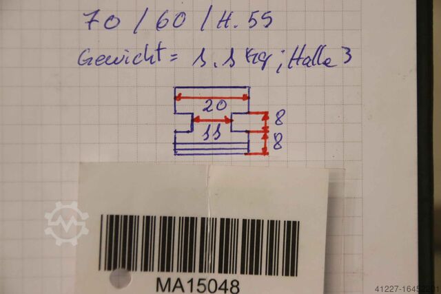 Interchangeable jaws unbekannt Breite 20 mm