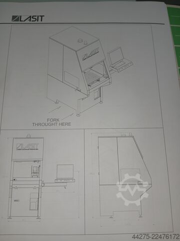 Fiber laser Lasit Scriptograph CompactMark G 5Fly Kurzplus
