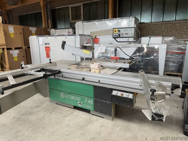 Formatkreissäge mit Vorritzer Altendorf F 45 Elmo II - 3,4 m Wagenlänge